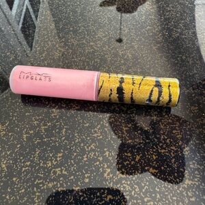MAC Cosmetics Lipglass - Pink with Animal Print